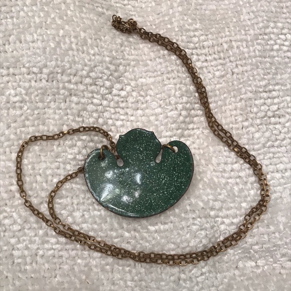 Chippy Ceramic rum necklace - conversation starter! - Picture 4 of 4